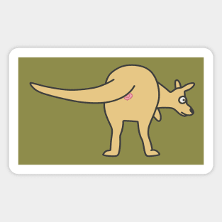 Gayle's Art: Kangaroo Sticker